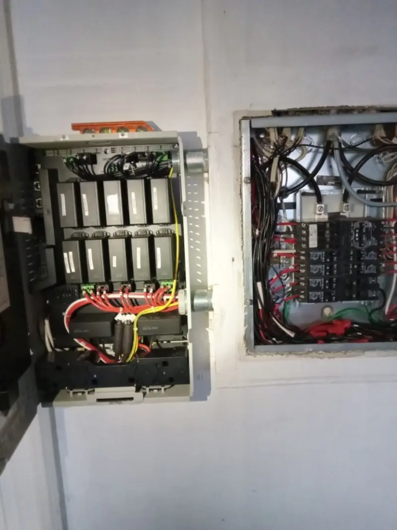 Electrical panel upgrade completed for Ring Doorbell Installation in Lindstrom